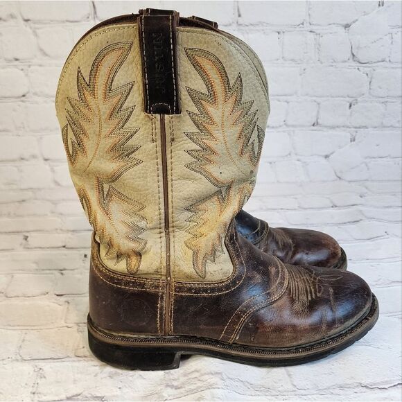 Men's Justin Boots cowboy/western boots, size 8.5 - Picture 1 of 6